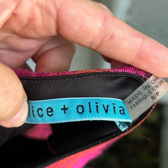 Alice & Olivia pink peplum top, BNWT, Small - Picture 11 of 12